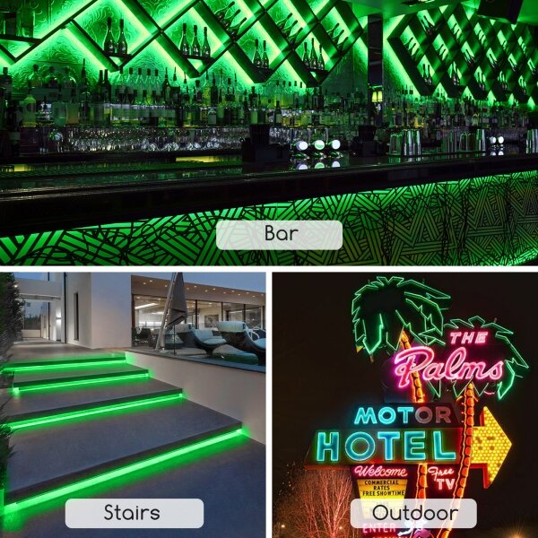 Aigostar - LED Pásek LED/350W/230V 50m zelená IP65