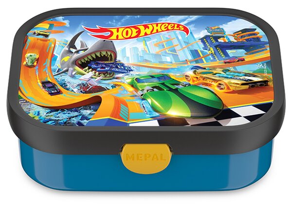 Dětský svačinový box Campus, 750ml, Mepal, Hot wheels