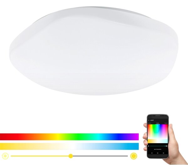 Eglo 97921 - LED RGB Stmívatelné stropní svítidlo TOTARI-C LED/34W/230V + DO