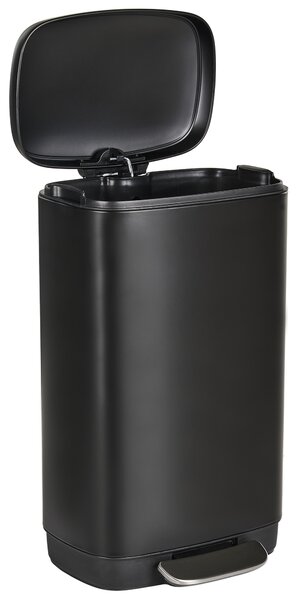 Odpadkový koš 30 L ECOCOLLECT Kov Černá