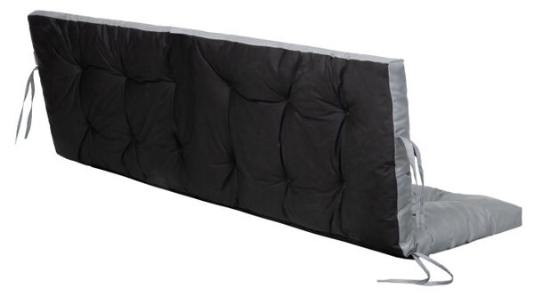Polštář na zahradní houpačku POLA LIGHT popelový 120 cm