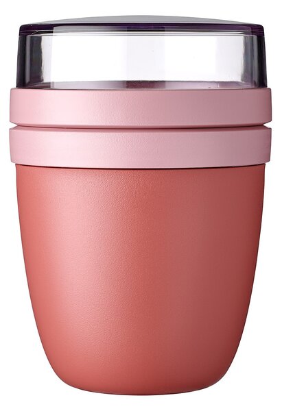 Svačinová dóza Ellipse, 500ml, Mepal, tmavě růžová