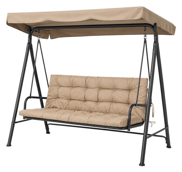 Polštář na zahradní houpačku POLA LIGHT béžový 120 cm