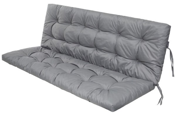 Polštář na zahradní houpačku POLA LIGHT popelový 120 cm