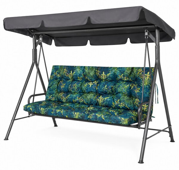 Polštář na zahradní houpačku POLA LIGHT 3D zelený 120 cm