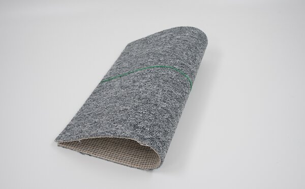 Associated Weavers, Metrážový koberec Medusa 90, na míru, šíře 4m, šedá, ab (mřížka), chodba / předsíň