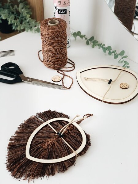 BRIMOON Macramé list šablona Velikost: XL