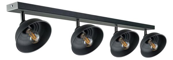 Bodové svítidlo FAUN 4xE27/60W/230V černá