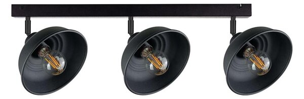 Bodové svítidlo FAUN 3xE27/60W/230V černá