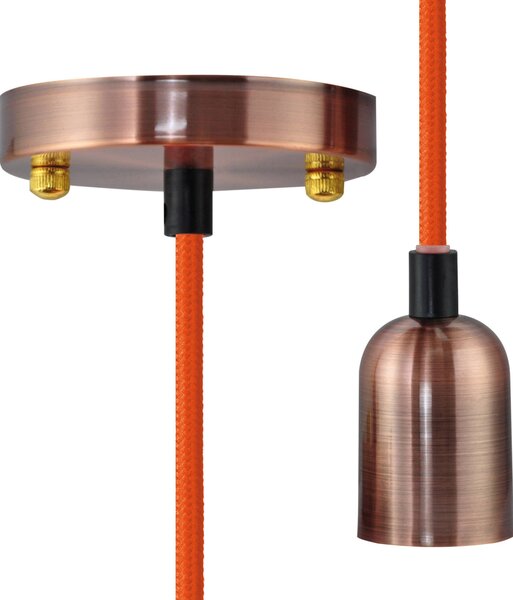 Segula Miami 50568 závěsné světlo LED E27 růžová, měděná