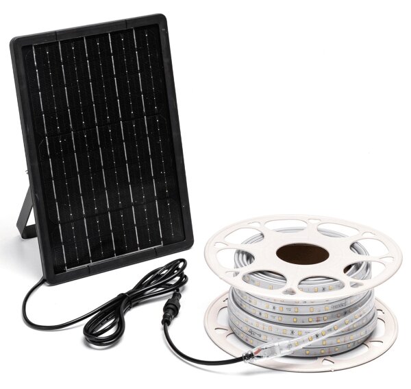 Aigostar - LED RGB Stmívatelný solární pásek LED/20W/3,2V 20 m IP65 + DO