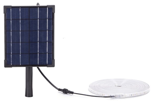 Aigostar - LED RGB Stmívatelný solární pásek LED/5W/3,2V 5+2m IP65 + DO