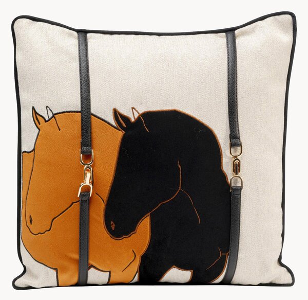 Sametový polštář Horse Date