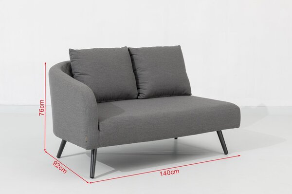 Doppler MELIA LIKA-TEX® zahradní sedací souprava šedá