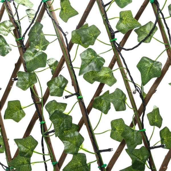 Aigostar - LED Solární řetěz 102xLED/2x0,7m IP65 teplá bílá ivy