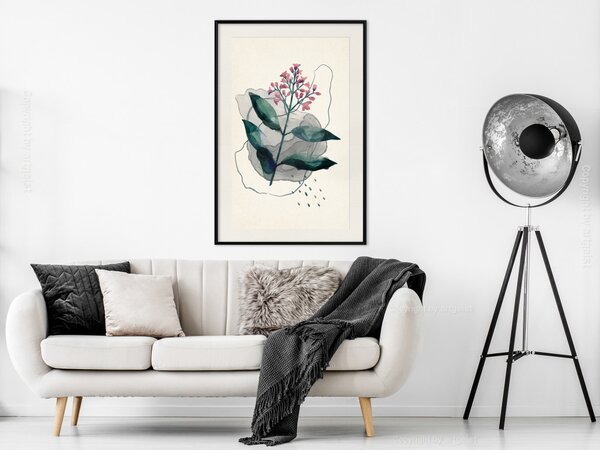 Plakát Akvarelová květina