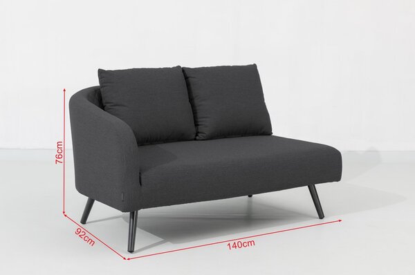 Doppler MELIA LIKA-TEX® zahradní sedací souprava antracit