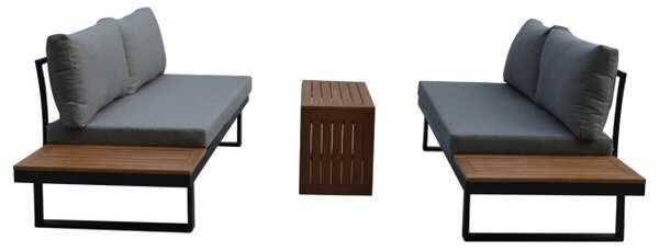 Set zahradního nábytku šedý AZS-G1924 GREY
