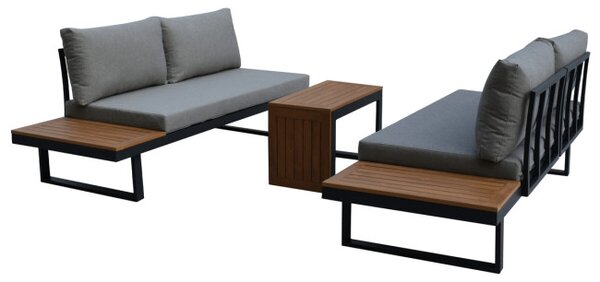 Set zahradního nábytku šedý AZS-G1924 GREY