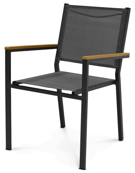 Zahradní židle šedá AZC-L1303 GREY
