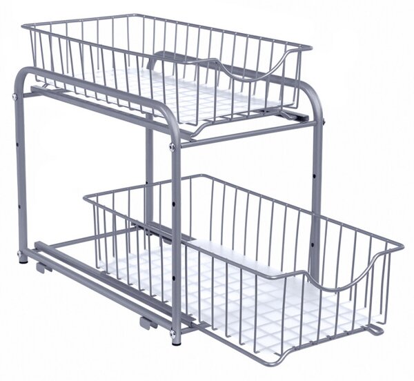 Kuchyňský organizér stříbrný AUK-E1017 CR