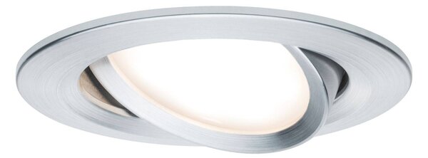 Paulmann 93450 Nova vestavné svítidlo, LED, LED, 6 W, Hliník (soustružený)