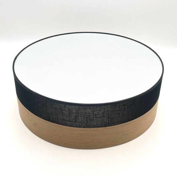 LED Stropní svítidlo SIRJA WOOD LED/36W/230V pr. 45 cm černá/dub