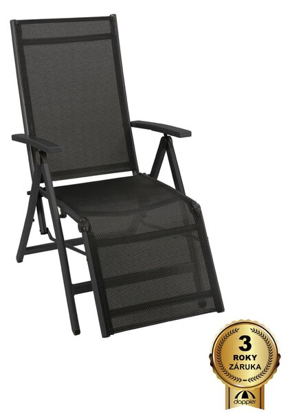 Doppler ACTIVE relaxační zahradní křeslo antracit