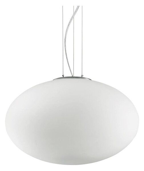 Ideal Lux - Lustr na lanku CANDY 1xE27/42W/230V pr. 40 cm bílá
