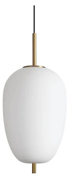 Ideal Lux - LED Lustr na lanku UMILE LED/20W/230V pr. 27 cm CRI 90 mosaz/bílá
