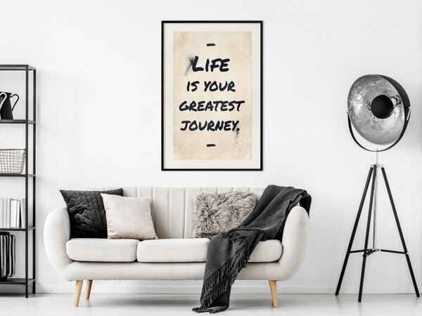 Plakát Život je vaše velká cesta