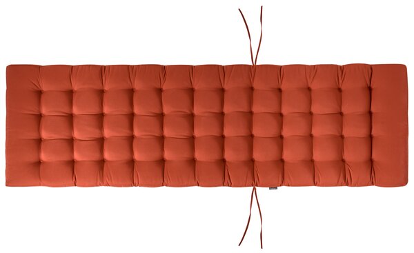 Polstr na zahradní lehátko CESANA PREMIUM 192 x 56 cm Červená