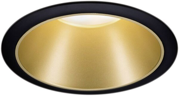 Paulmann 93403 Cole Coin vestavné svítidlo, LED, 6 W, černá, zlatá