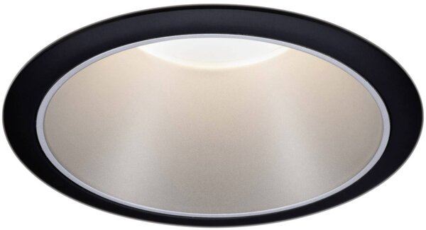 Paulmann 93407 Cole Coin vestavné svítidlo, LED, 6 W, černá, stříbrná