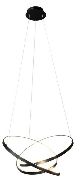 LED Lustr na lanku EMPOLI LED/55W/230V černá
