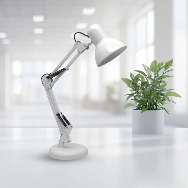 Stolní lampa NEXA 1xE27/60W/230V bílá