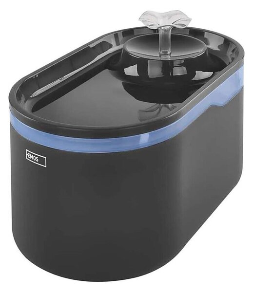 Vodní fontána pro domácí mazlíčky 2,6 l/5V šedá