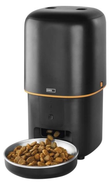 Automatický dávkovač krmiva 4 l/5V/3xD černý Wi-Fi