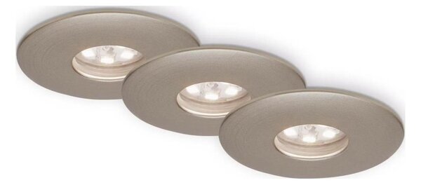 Briloner 7240-032 -SADA 3xLED Koup. pod. svít. ATTACH LED/1,8W/230V IP44 mat chr