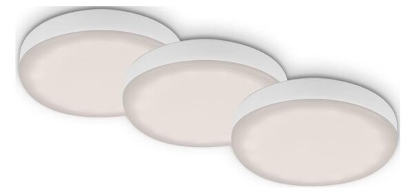 Briloner 7061-436 - SADA 3x LED Koupelnové podhledové svítidlo LED/3W/230V IP44