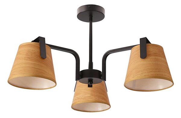 Lustr na tyči AMBERG 3xE14/40W/230V hnědá