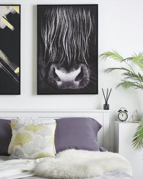 Plátno GALEATA Zvířecí motiv 63 x 99 cm Černá