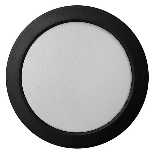 LED Stropní svítidlo ROUND LED/18W/230V 4000K pr. 21,7 cm černá