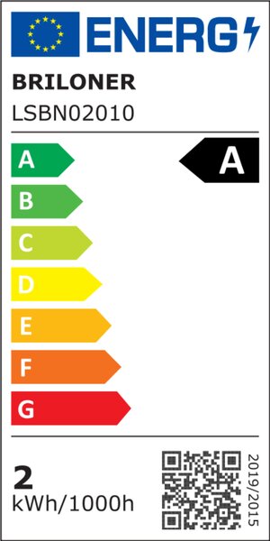 BRILONER 3ks sada LED vestavné bodové svítidlo EEK A 90mm, nastavitelné, ploché, 2W, 4000K, bílé 7989036