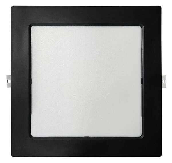 LED Podhledové svítidlo SQUARE LED/18W/230V 4000K 22x22 cm černá