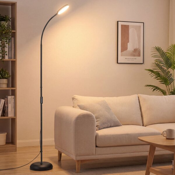 LED stojací lampa se stmíváním a flexibilním ramenem LFLB35017BD02