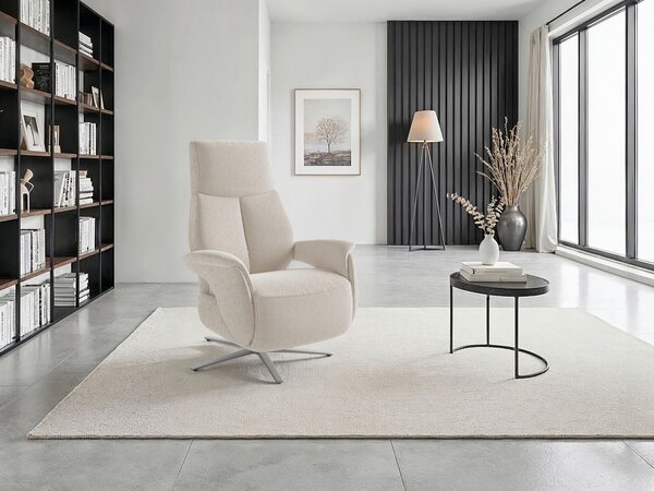 RELAXAČNÍ KŘESLO, textil, krémová Sit & More - Online Only křesla & taburety, Online Only