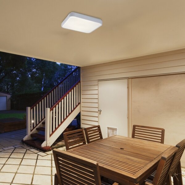 Rabalux 77138 - LED Koup. strop. svítidlo se senzorem LOWAR 18W/230V 4000K IP44