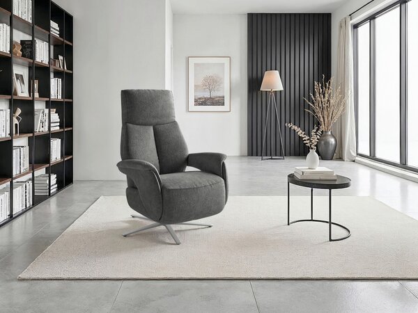 RELAXAČNÍ KŘESLO, textil, tmavě šedá Sit & More - Online Only křesla & taburety, Online Only