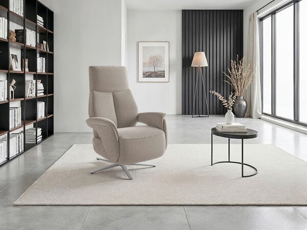 RELAXAČNÍ KŘESLO, textil, šedohnědá Sit & More - Online Only křesla & taburety, Online Only
